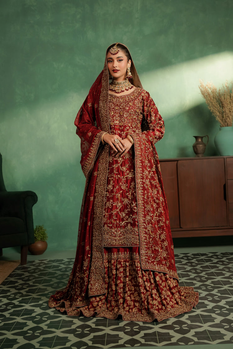 Deep Red Lehnga